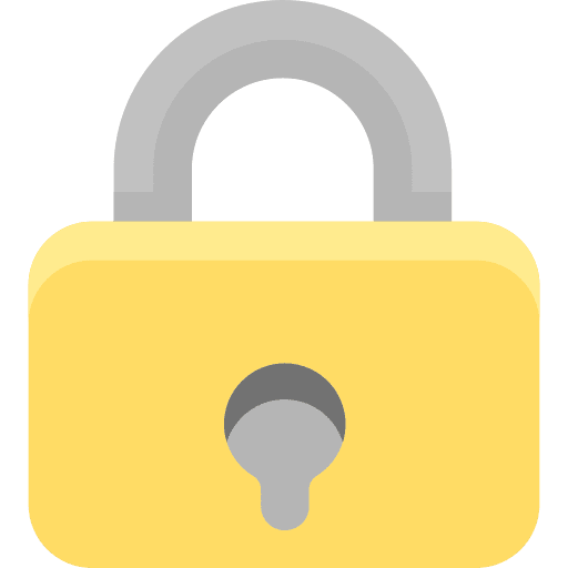Padlock padlock tools and utensils security icon