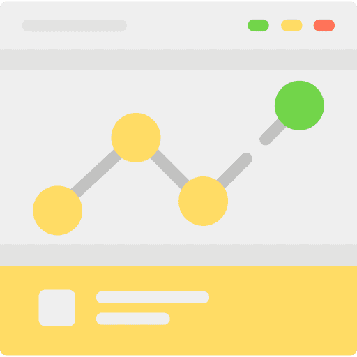 Browser diagram seo and web interface icon