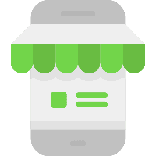 Smartphone technology marketing smartphone icon