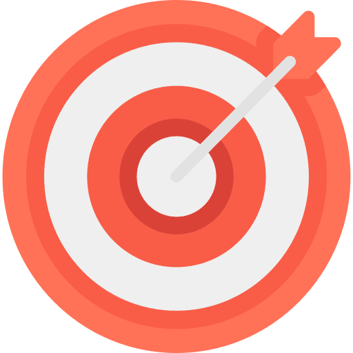 Target targeting target dart board icon