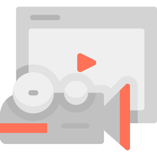 Video player movie multimedia video player icon