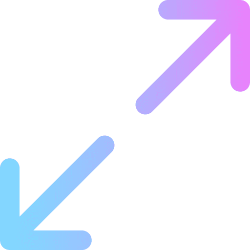 Resize resizing interface arrows icon