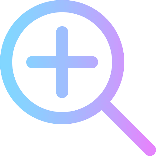 Zoom in zoom in multimedia magnifying glass icon