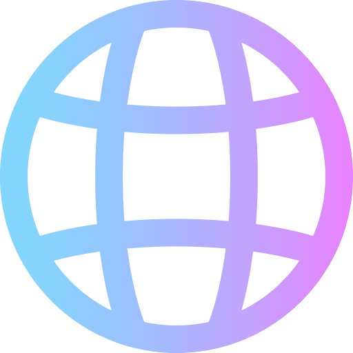 Earth grid globe grid wireless internet worldwide icon