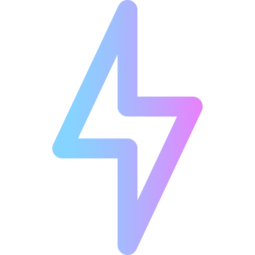 Flash electricity ui flash icon