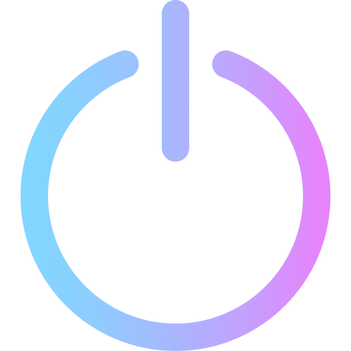 Power button multimedia option ui energy icon