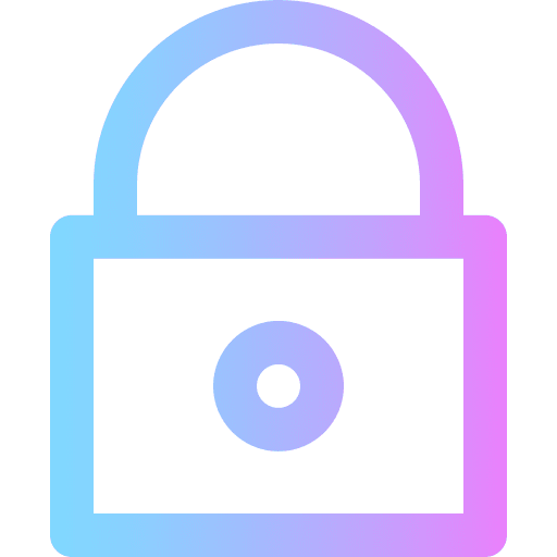 Padlock tools and utensils padlock secure icon