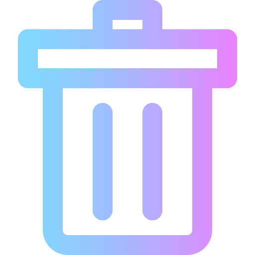Trash garbage interface trash icon