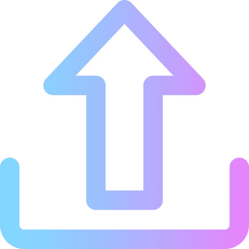 Upload multimedia option arrows ui icon