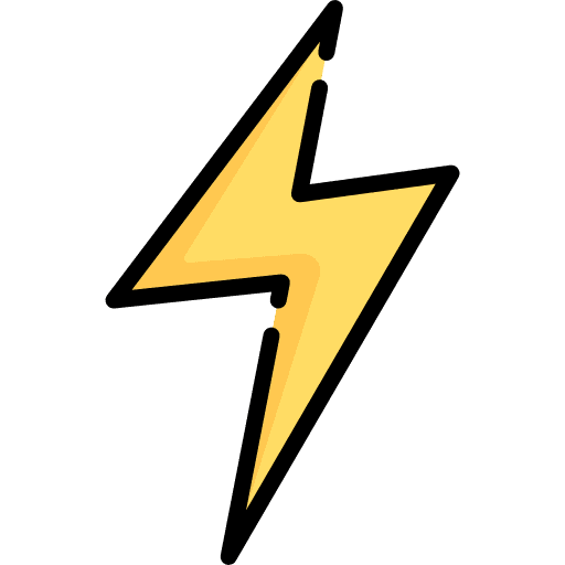 Lightning electricity lightning technology icon
