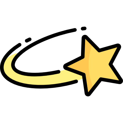 Shooting star astronomy miscellaneous star icon