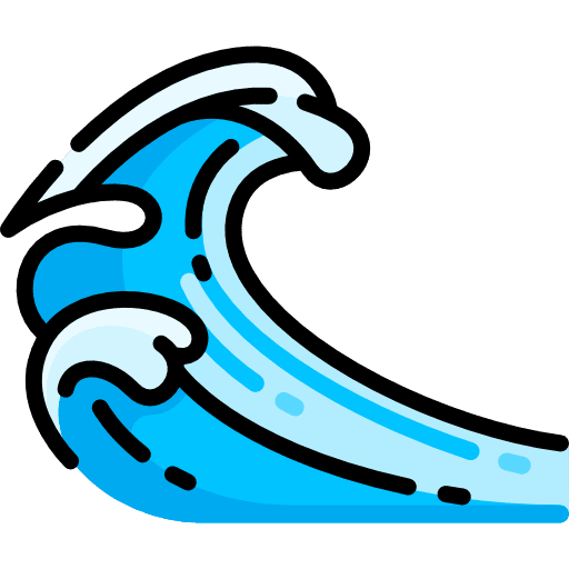 Wave weather nature waves icon