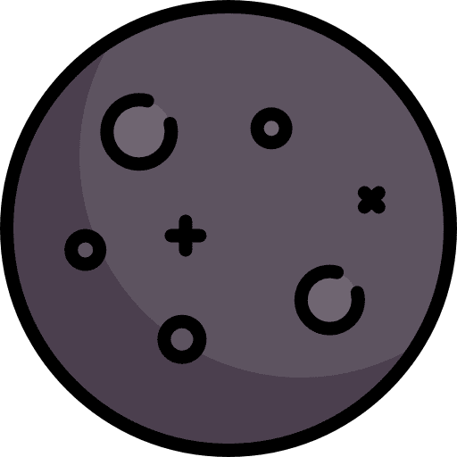Moon meteorology full moon moon icon