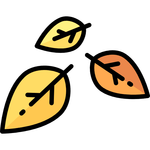 Leaves garden fall holidays icon