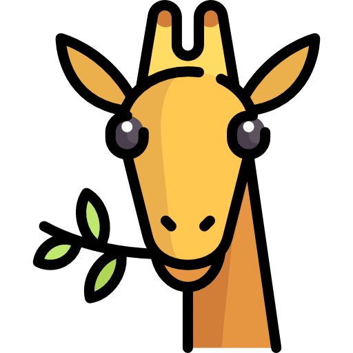 Giraffe animal kingdom animals wild life icon