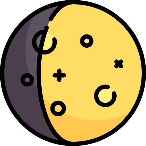 Moon full moon astronomy nature icon