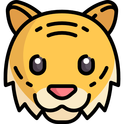 Tiger asia zoo tiger icon