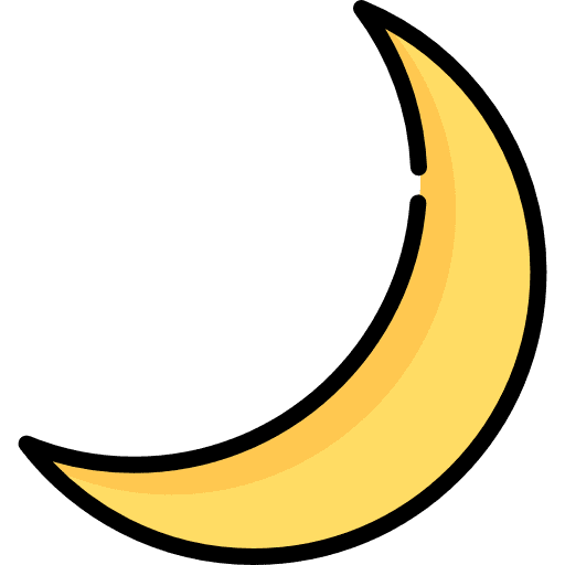 Half moon moon nature half moon icon