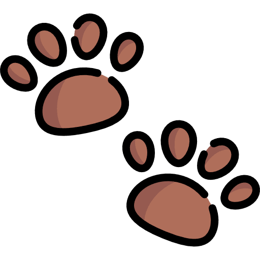 Pawprints dog animals animal icon