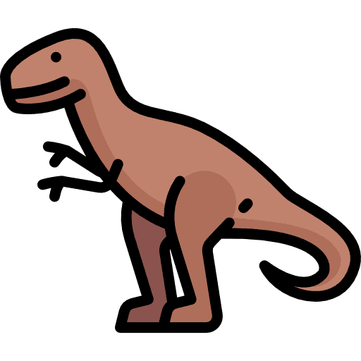 Tyrannosaurus rex wild life carnivore dinosaur icon