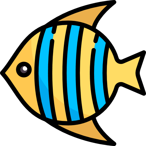 Fish animal aquatic sea life icon