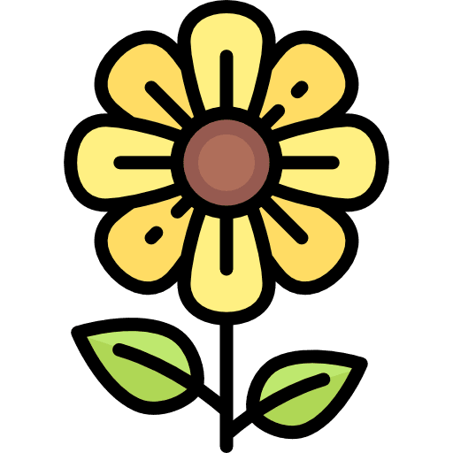 Flower petals flower nature icon