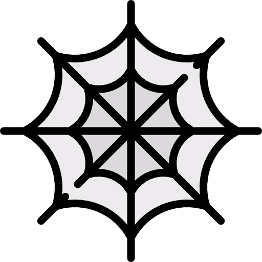 Spider web trap animals cobweb icon