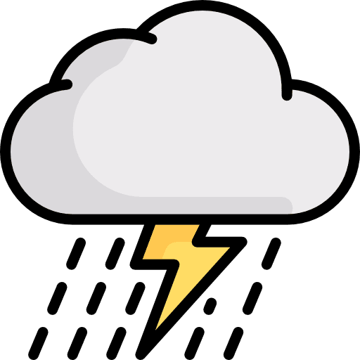 Storm meteorology storm rain icon
