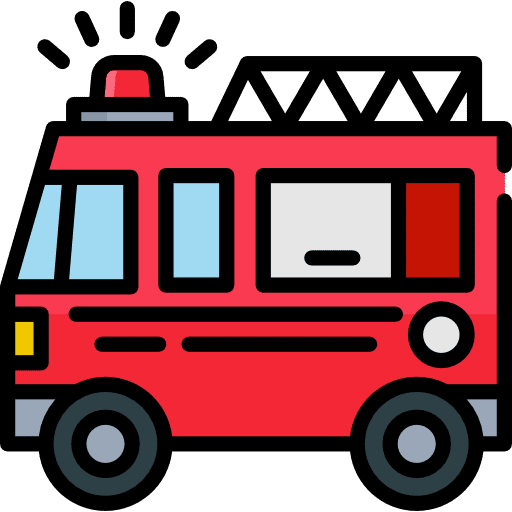Ambulance healthcare and medical transport automobile icon
