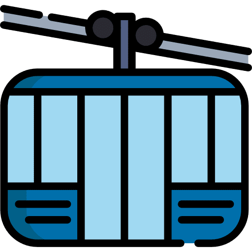 Cable car cabin cable car transport transportation icon