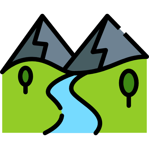 Field field nature sunny icon