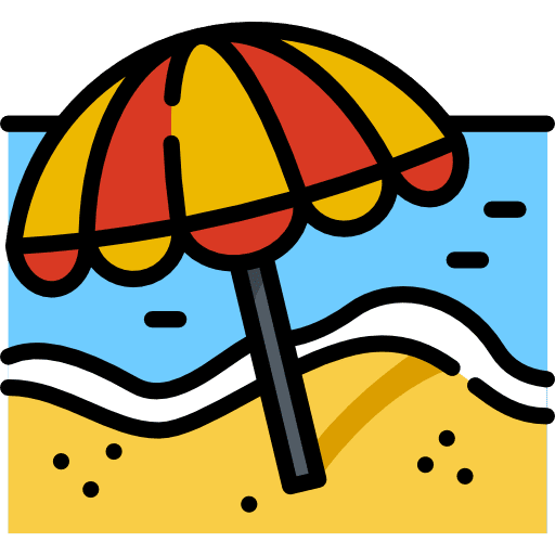 Sun umbrella summer sun umbrella holidays icon