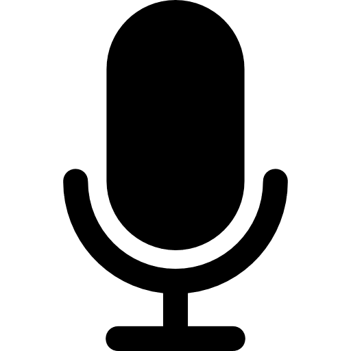 Microphone vintage sound microphone icon