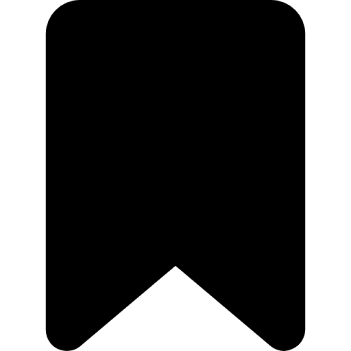 Bookmark interface saved badge icon