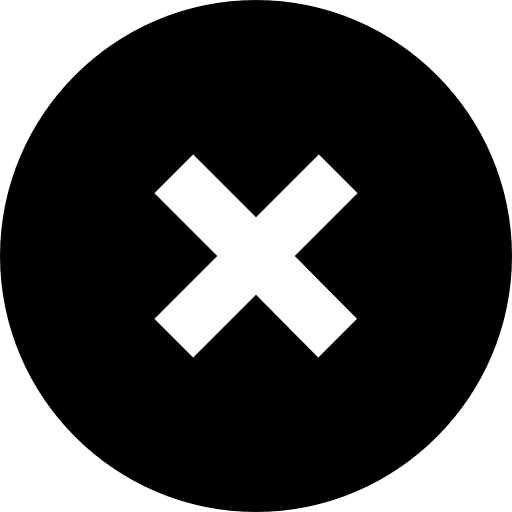 Cancel prohibition signs error icon