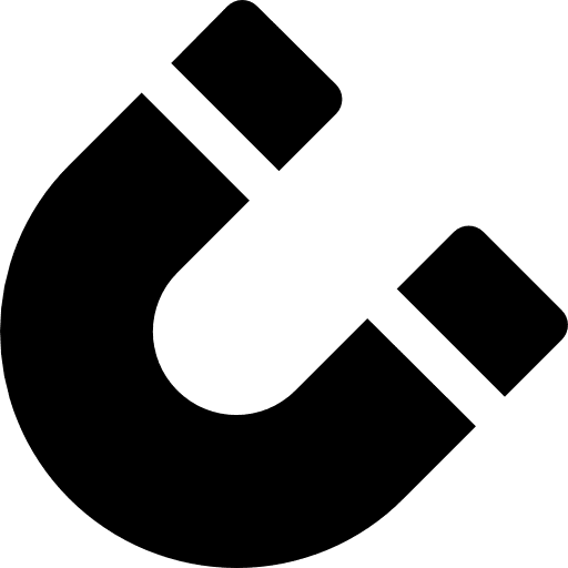 Magnet tools and utensils physics magnetism icon