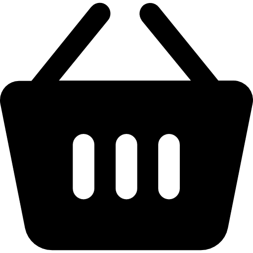 Shopping basket supermarket shopper commerce and shopping icon