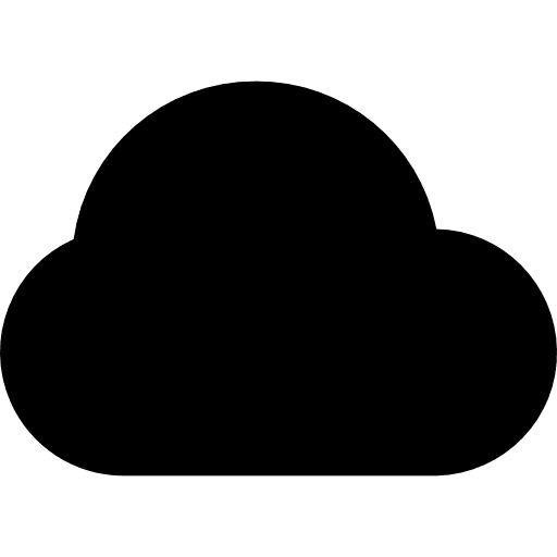 Cloud computing multimedia option multimedia interface icon