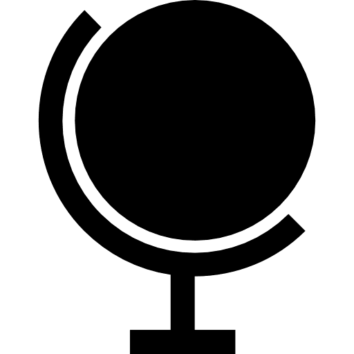 Earth globe world globe grid internet icon