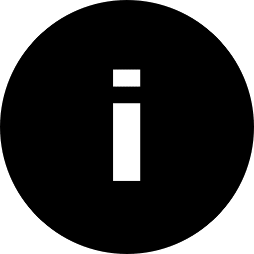 Info information about customer service icon