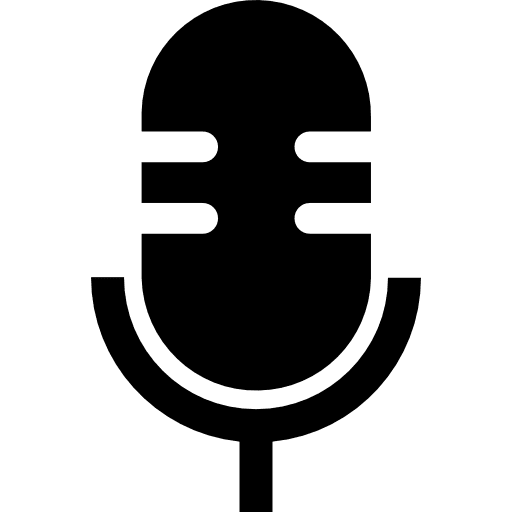 Microphone technology radio vintage icon