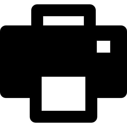 Printer electronics ink printing icon