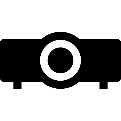 Projector picture electronics video icon