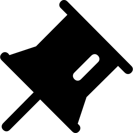 Push pin attachment office material push pin icon