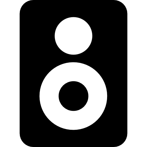 Speaker speakers technology music player icon