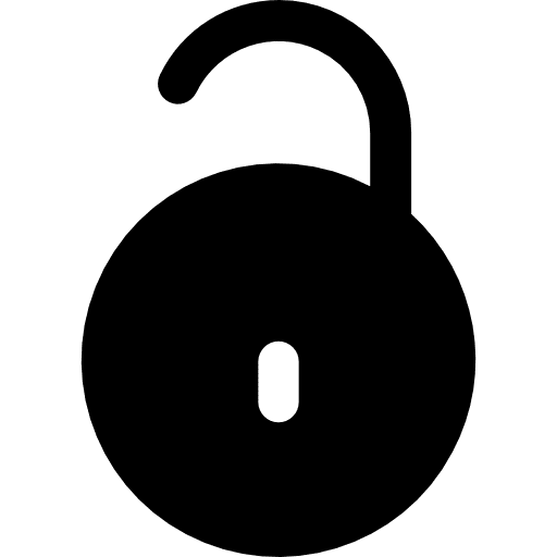 Unlock tools and utensils unlocked padlock icon