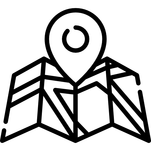 Map map position street map icon