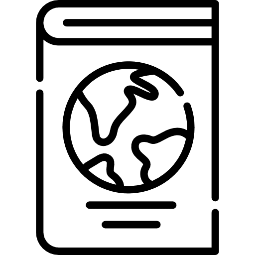 Book maps and location text book earth globe icon Book maps and location text book earth globe icon