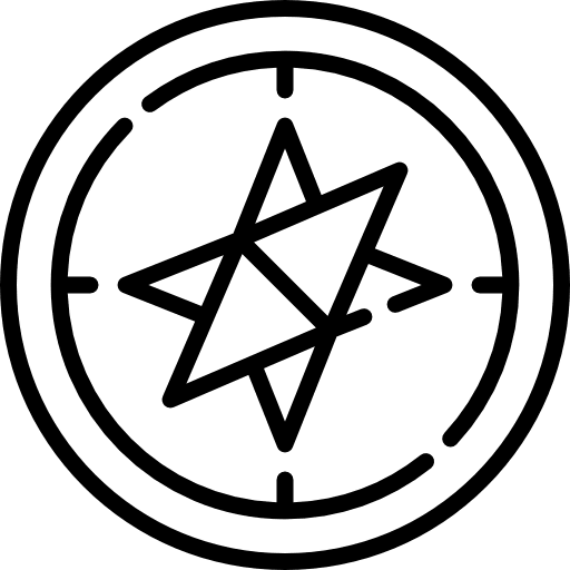 Compass tools and utensils cardinal points location icon Compass tools and utensils cardinal points location icon