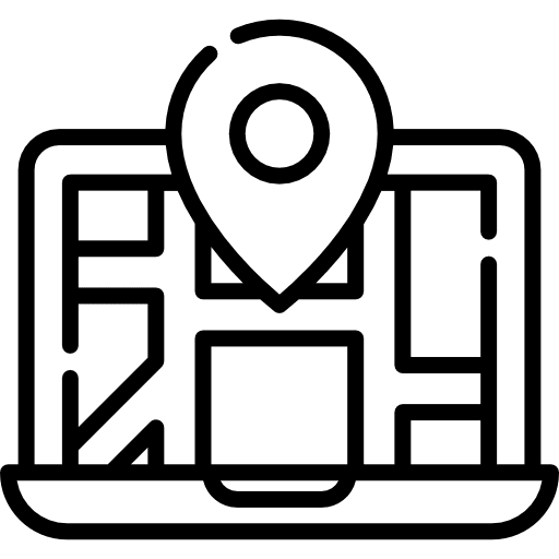 Map computing computer map icon Map computing computer map icon